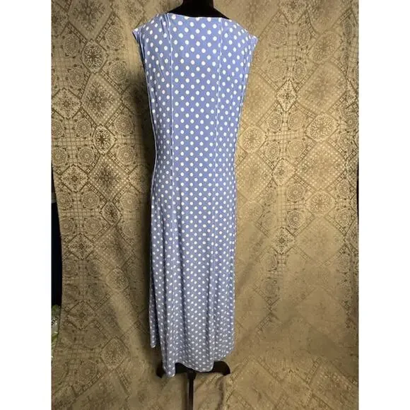 Northstyle Polka Dot Boatneck Knee Length Dress Size 18W EUC - Picture 3 of 3